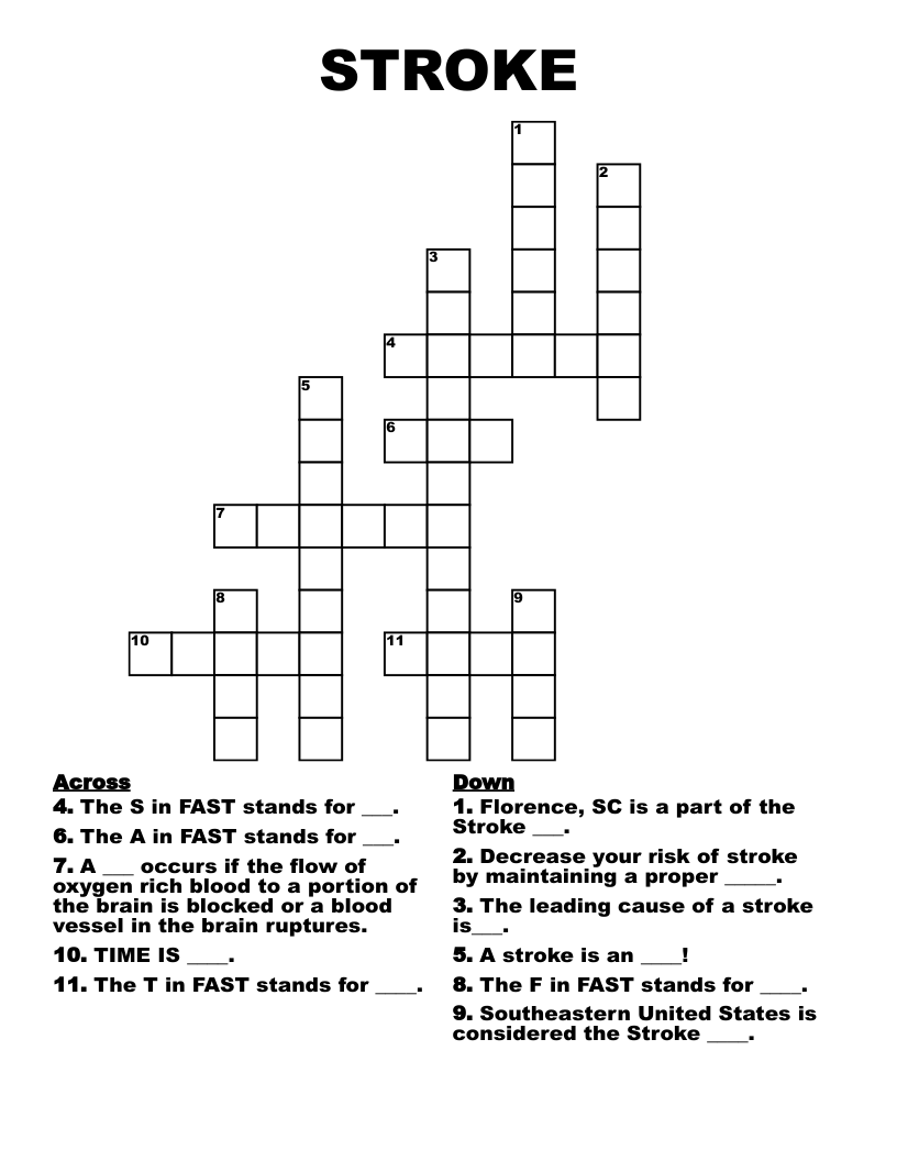 STROKE  Crossword