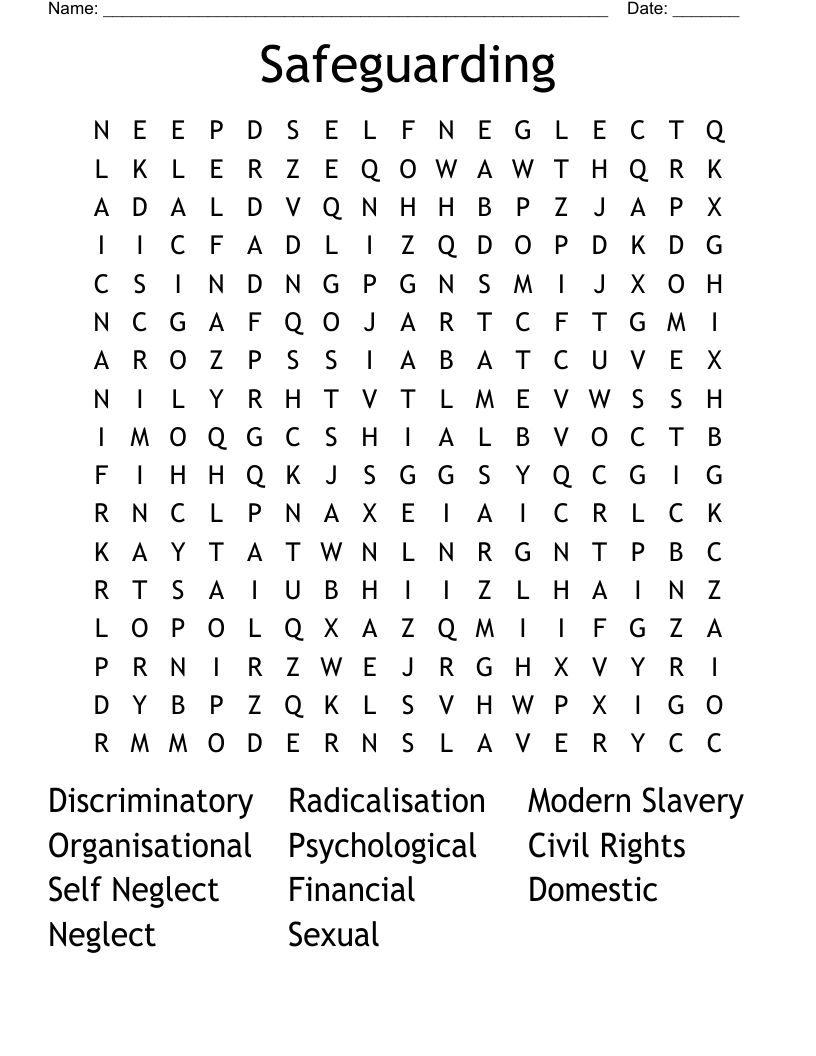 Safeguarding Word Search