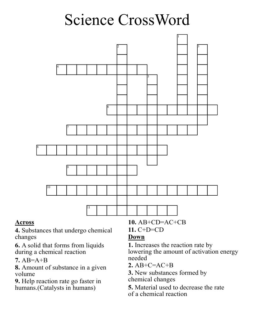 Science CrossWord