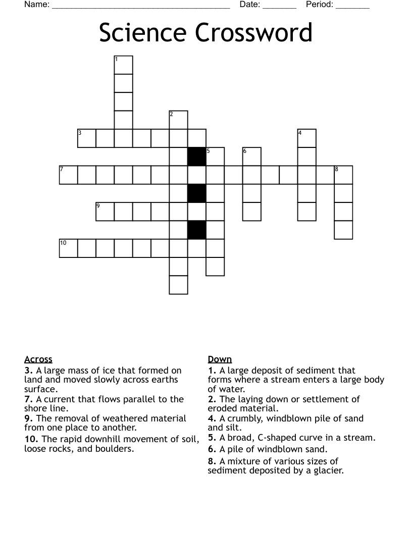 Science Crossword