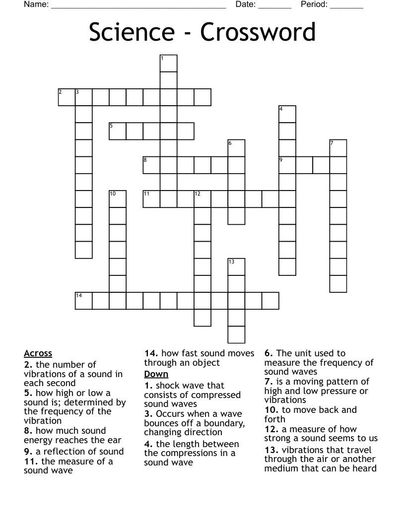 Science - Crossword