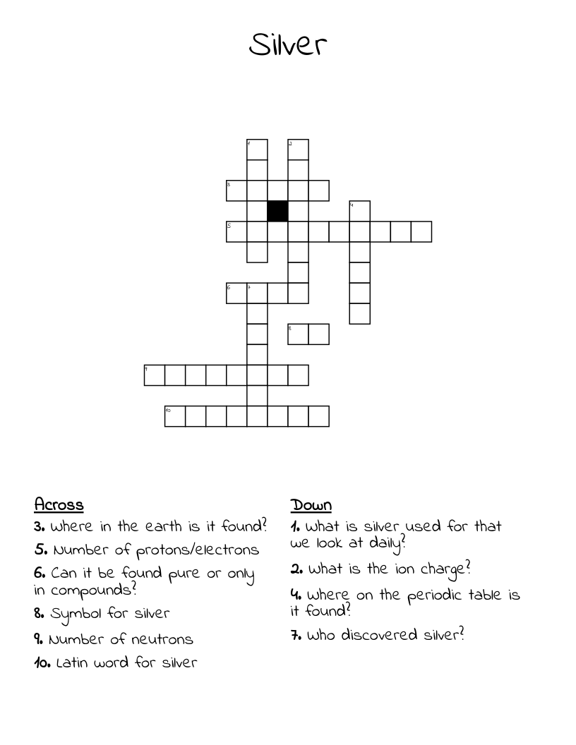 Silver Crossword
