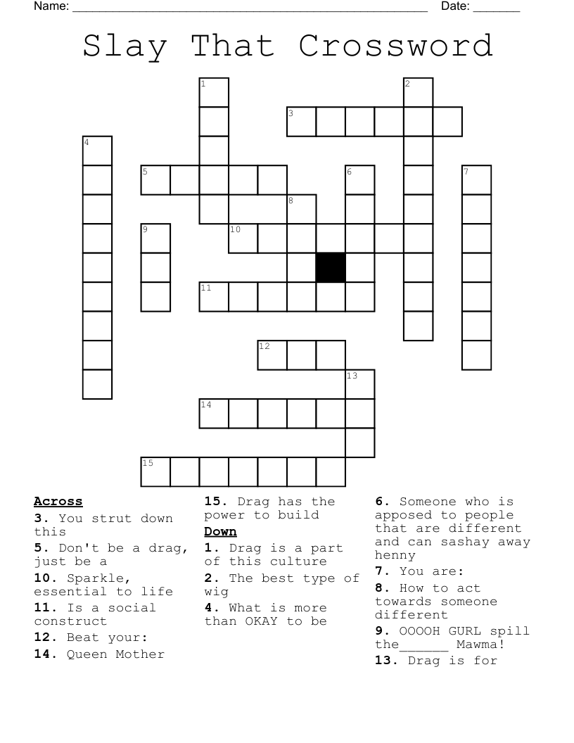 Slay That Crossword