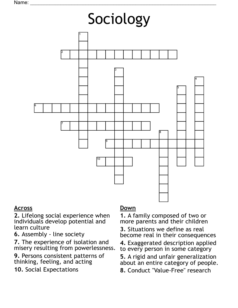 Sociology