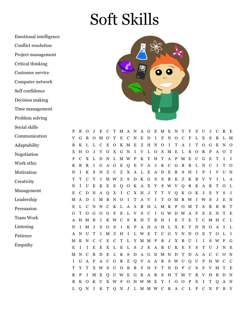 Soft Skills Word Search