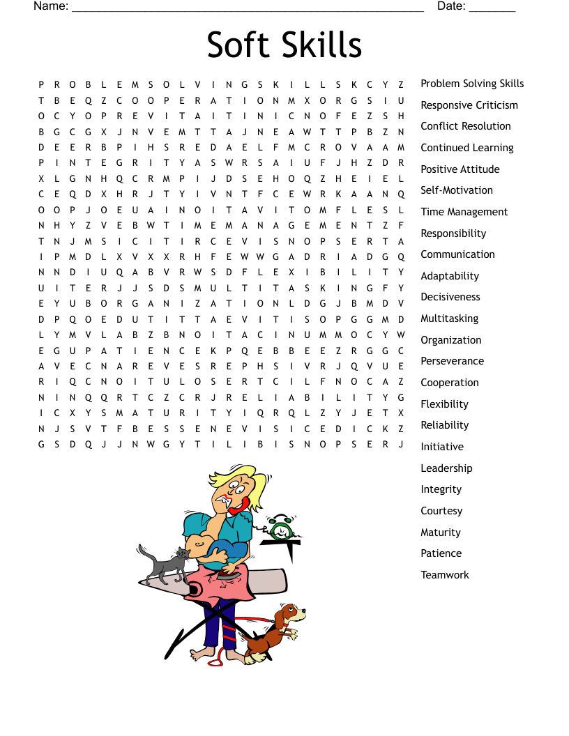 Soft Skills Word Search
