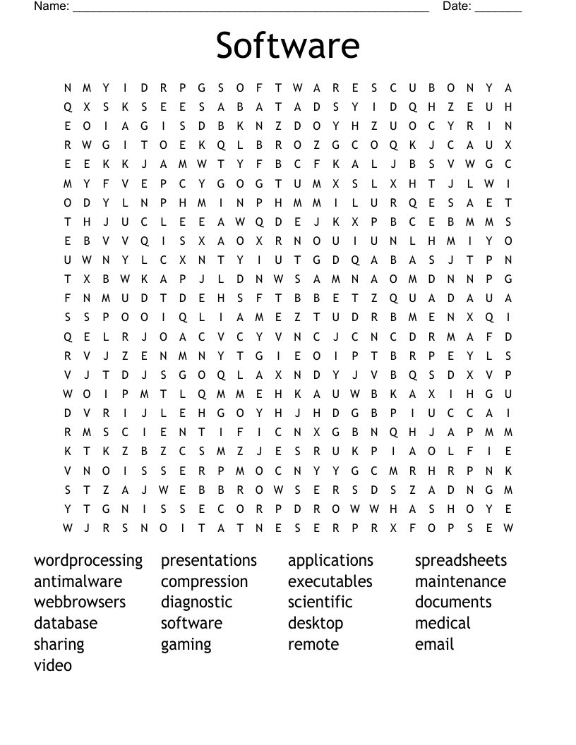 Software  Word Search