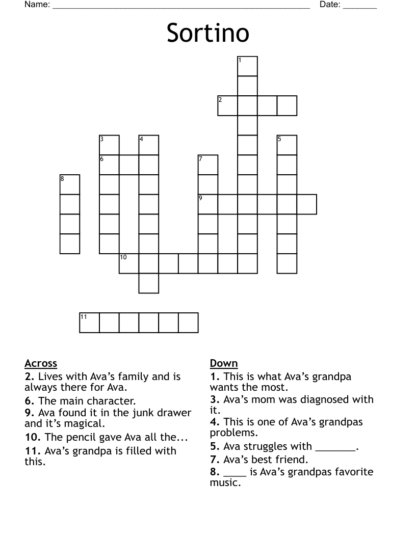 Sortino Crossword