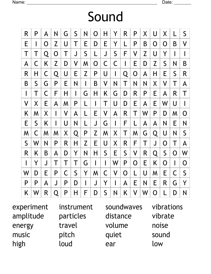 Sound Word Search
