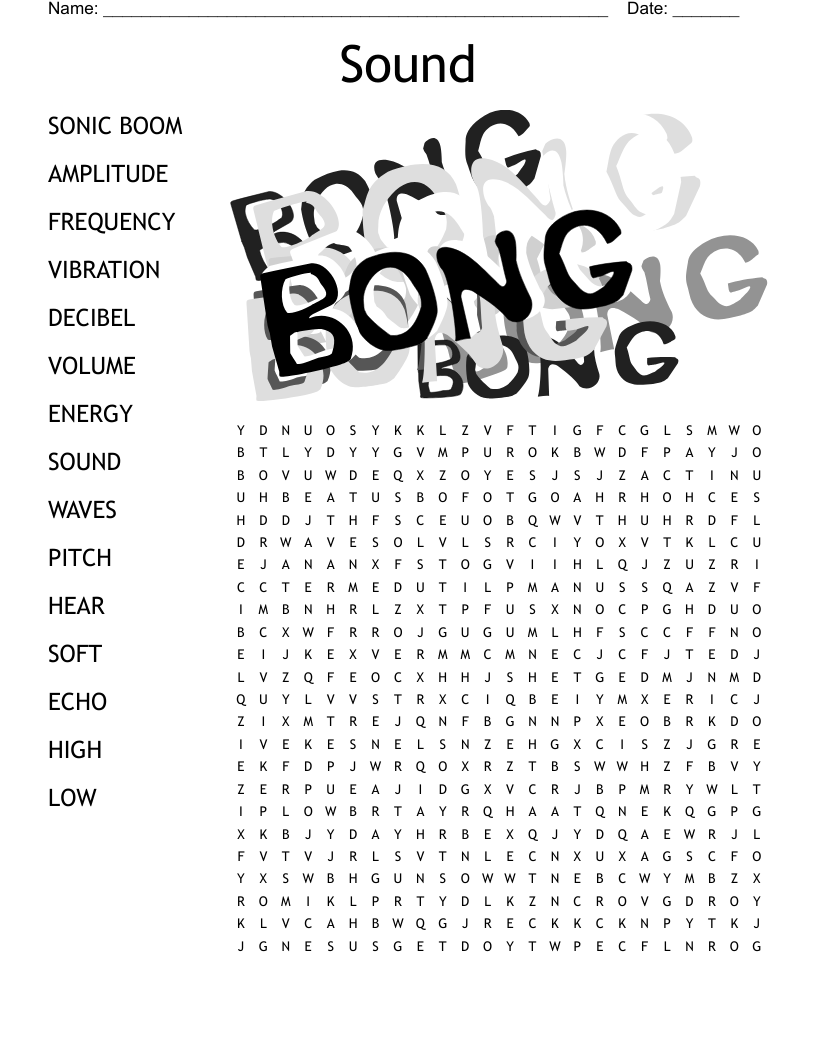 Sound Word Search
