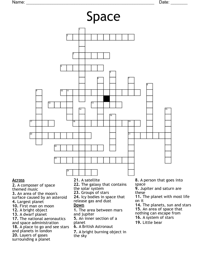 Space Crossword