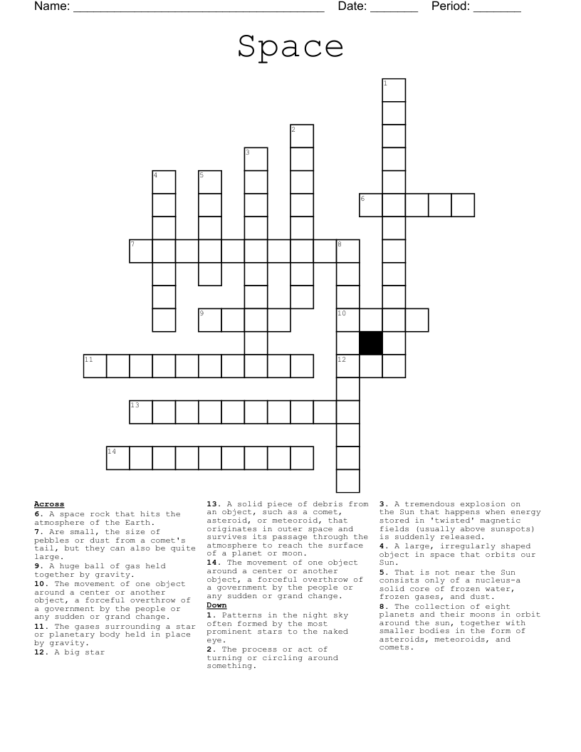 Space Crossword