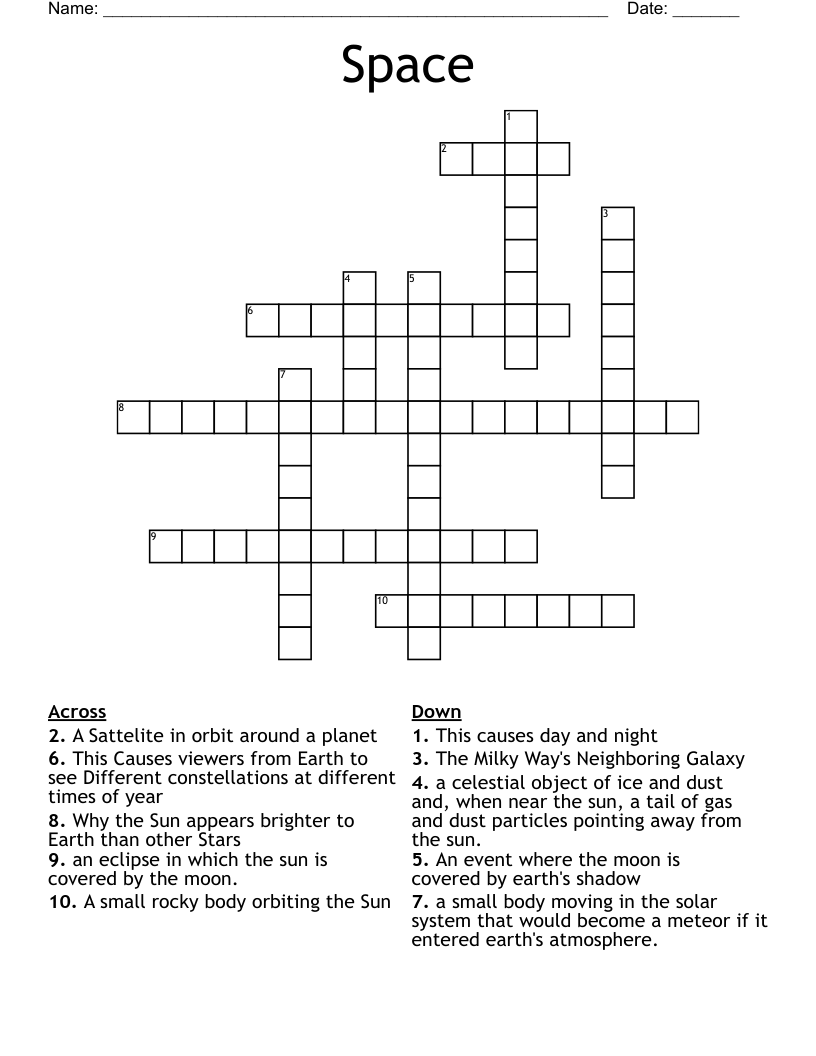 Space Crossword