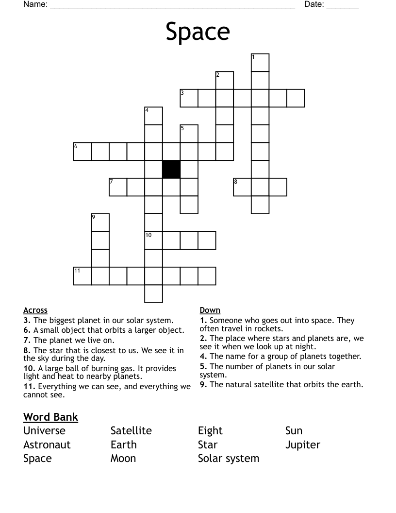 Space Crossword