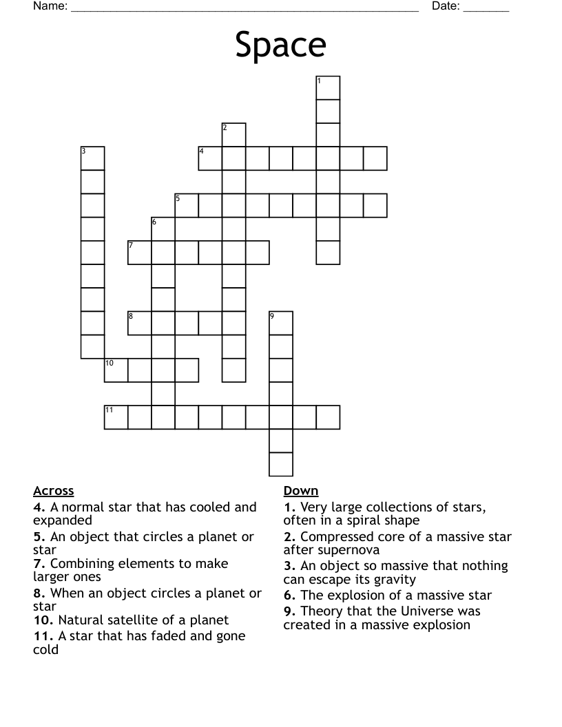 Space Crossword