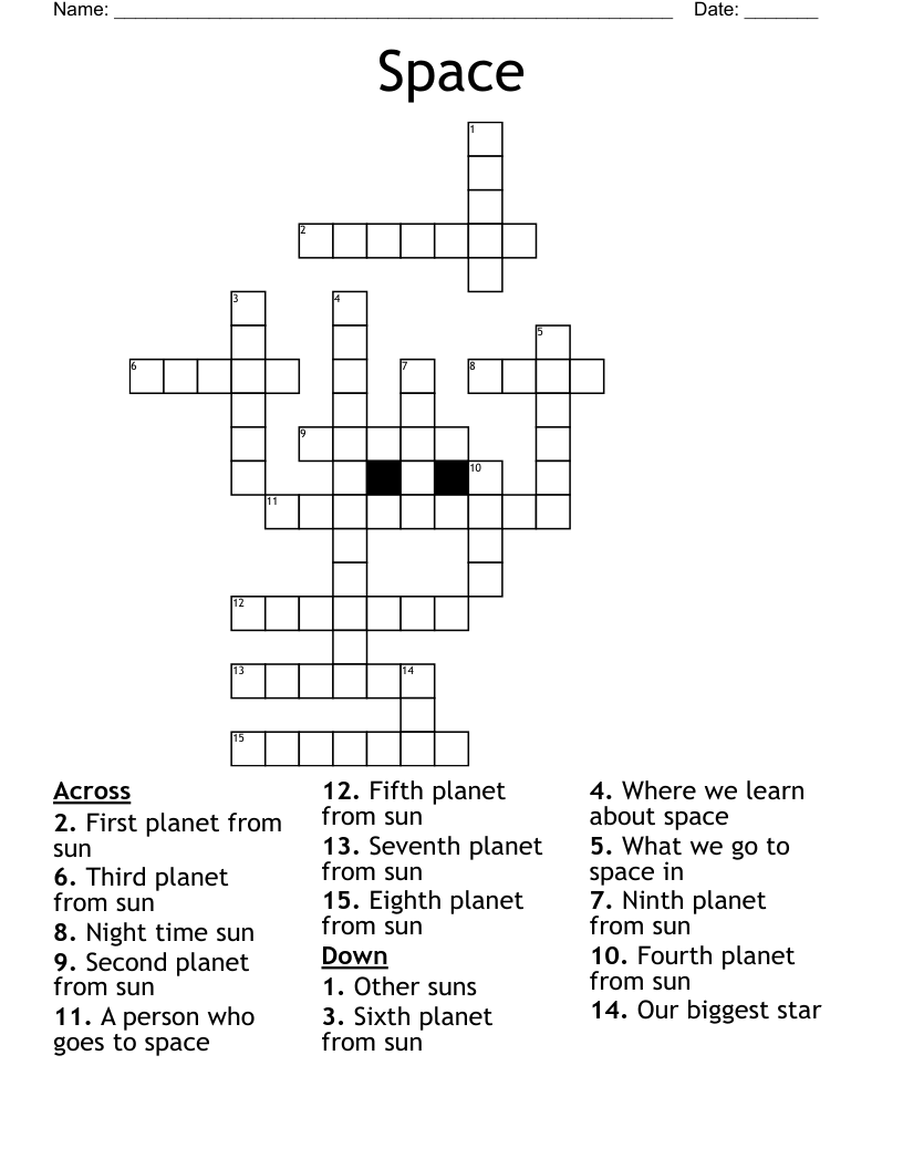 Space Crossword