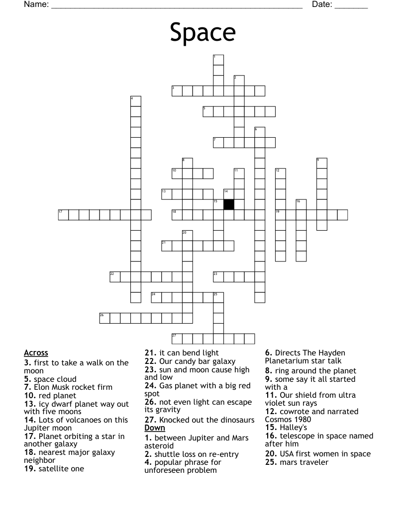 Space Crossword