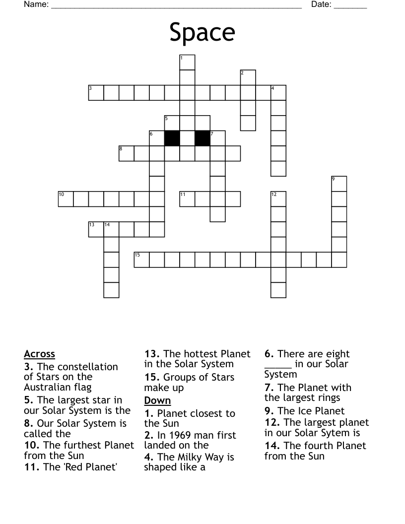Space Crossword
