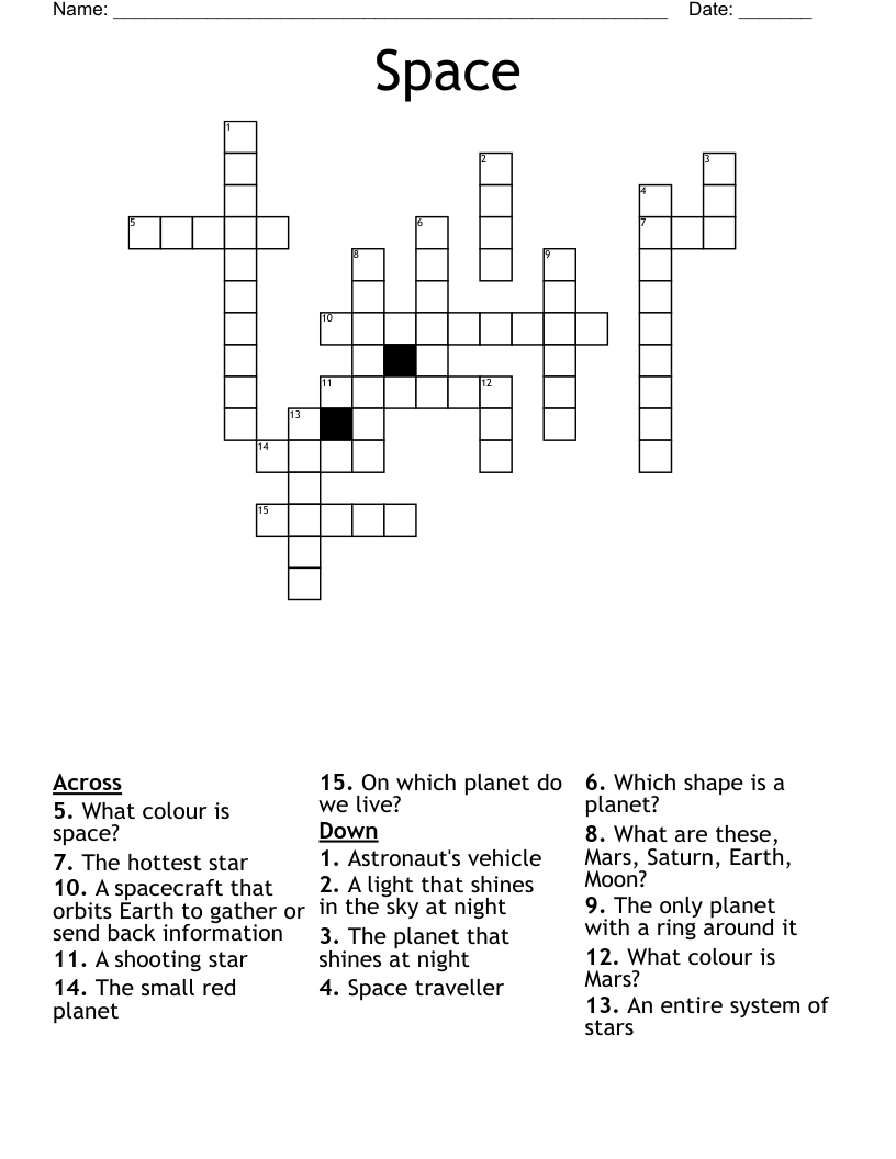 Space Crossword