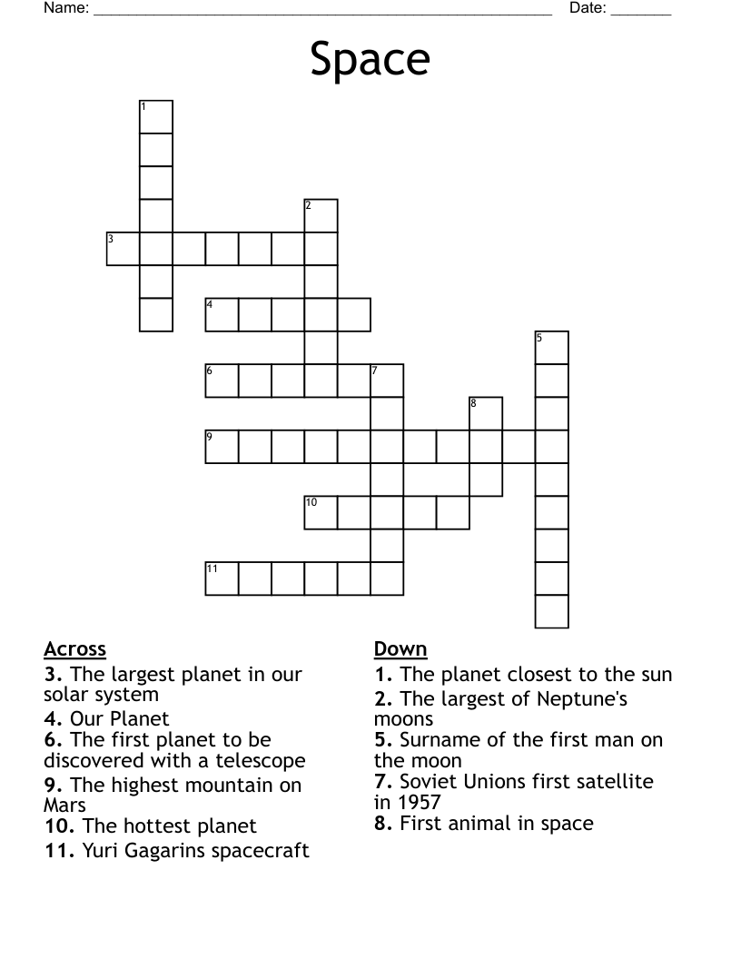 Space Crossword