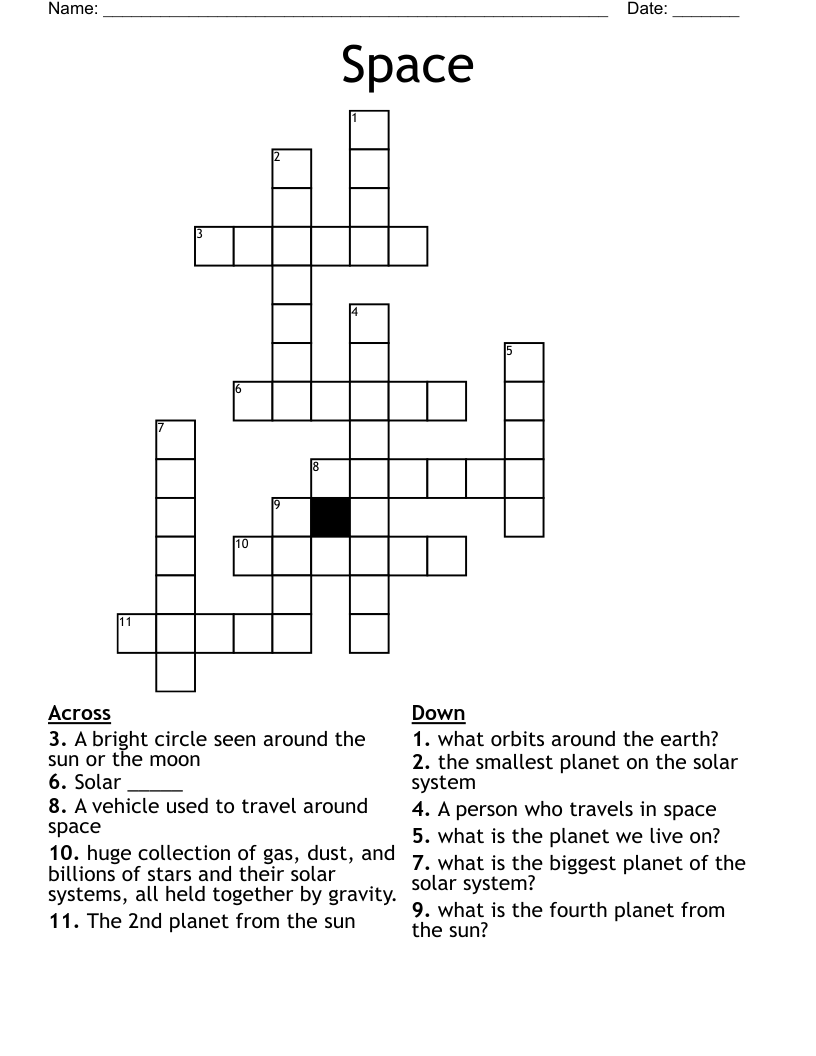 Space Crossword