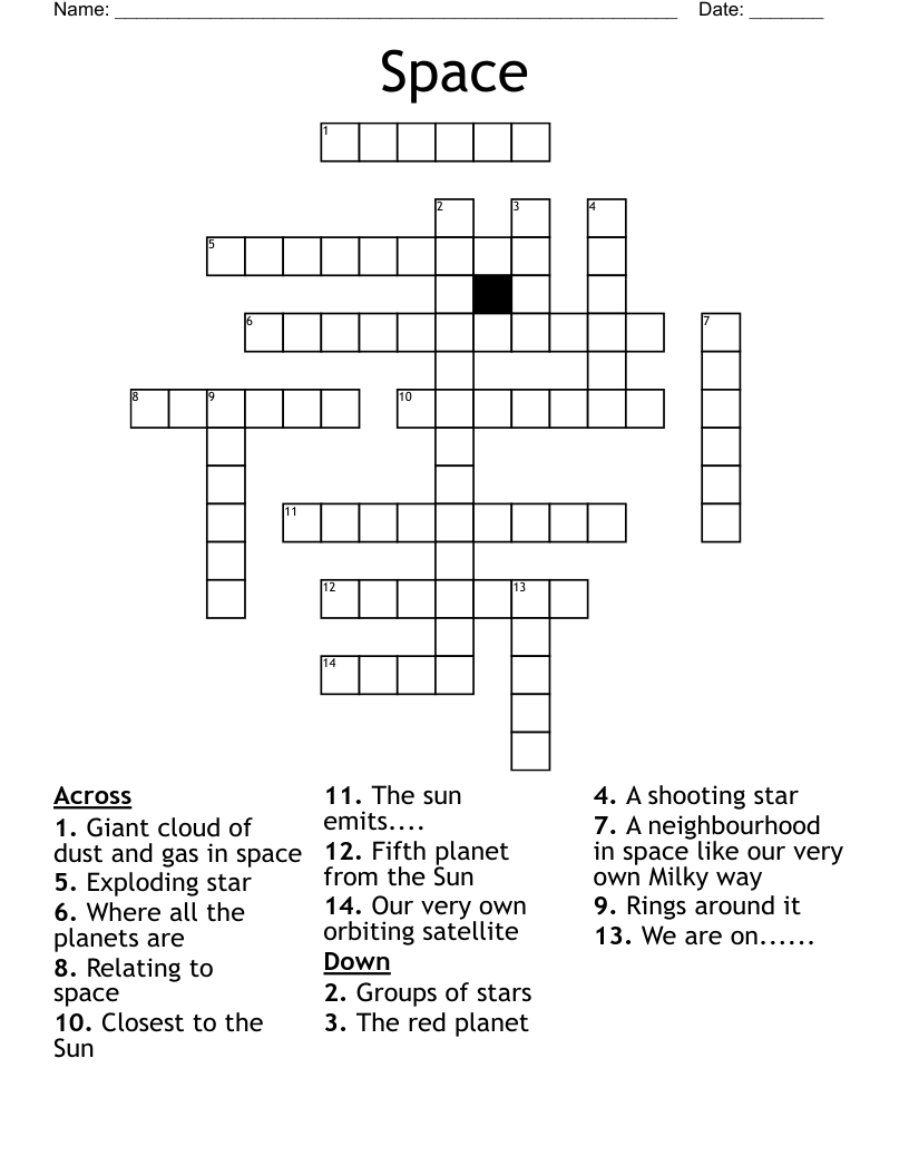 Space Crossword
