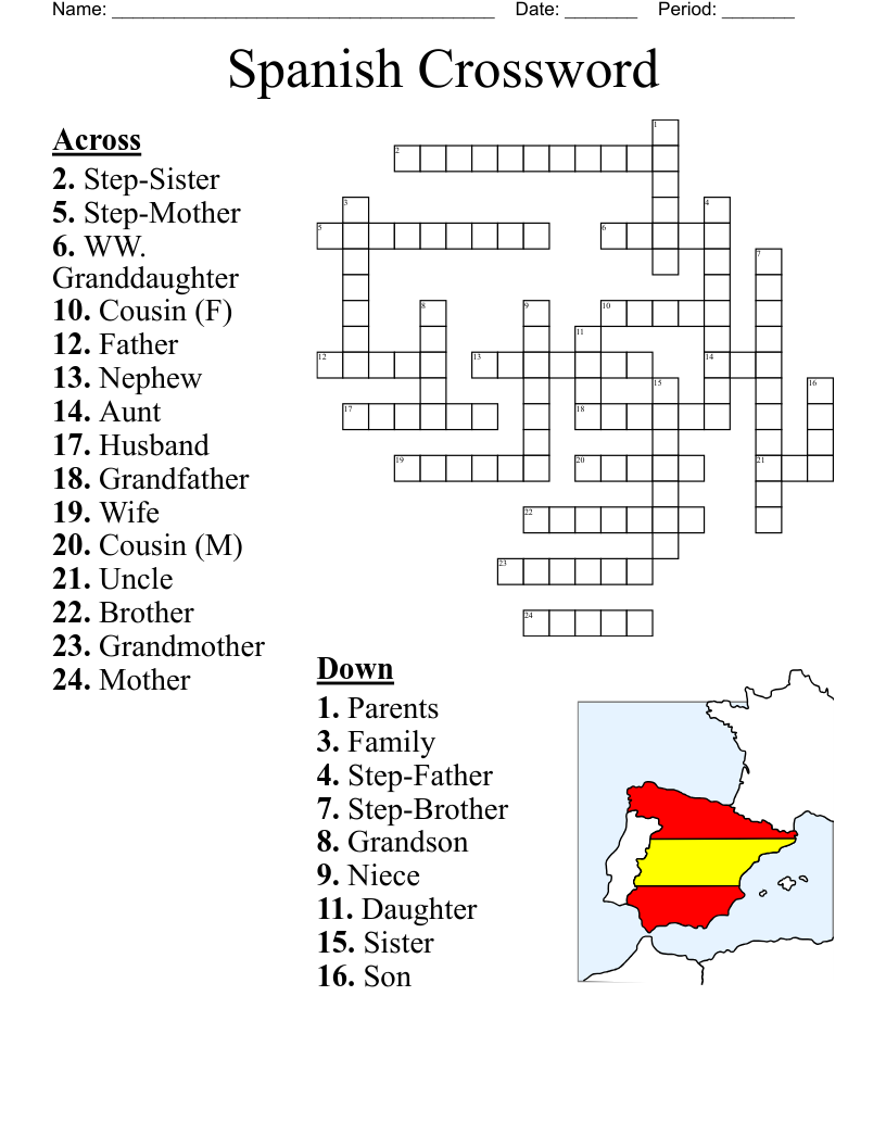 Spanish Crossword