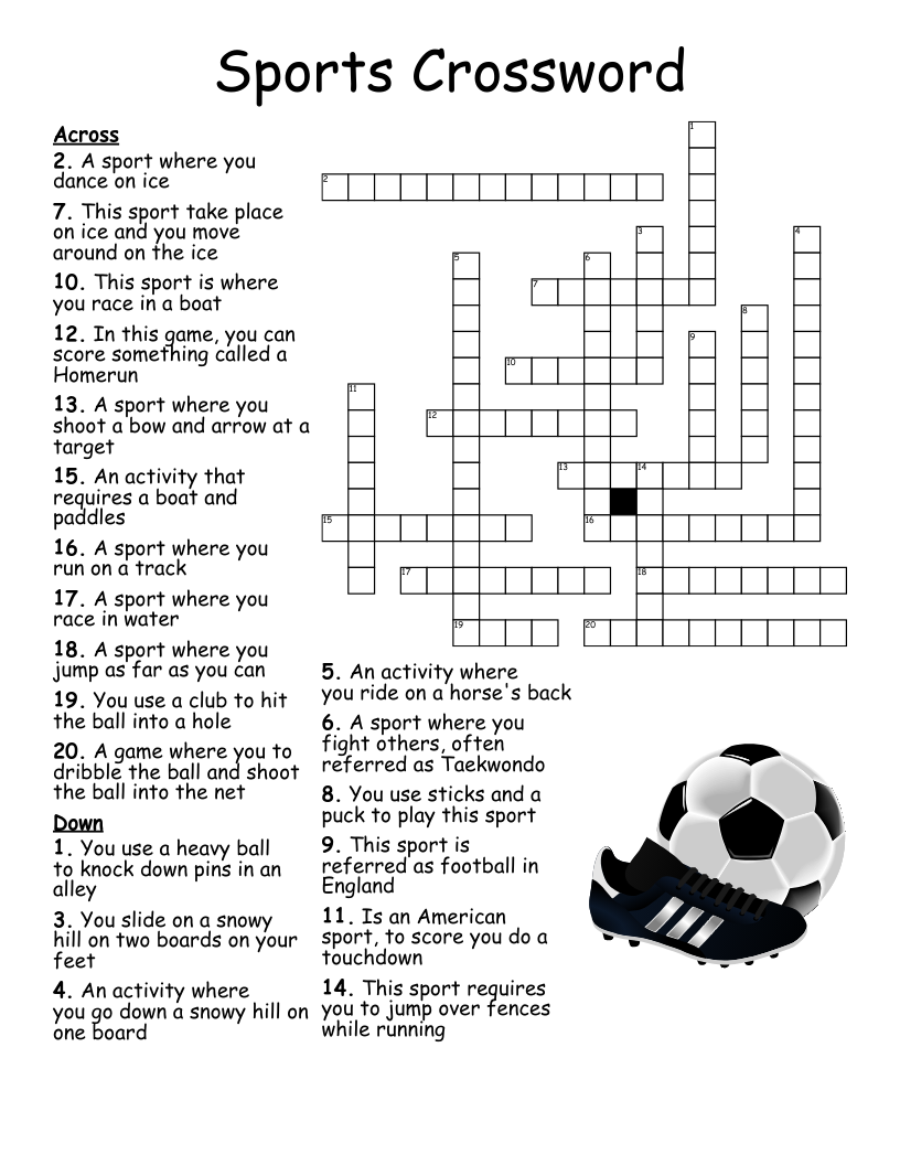 Sports Crossword