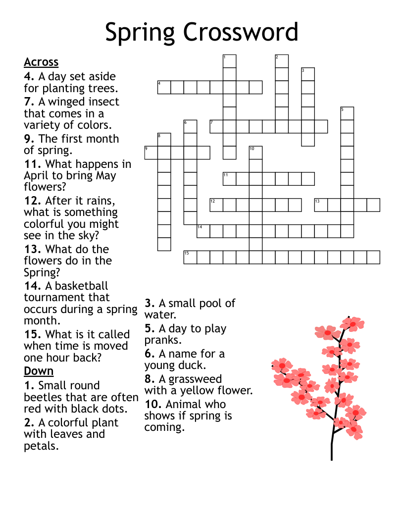 Spring Crossword