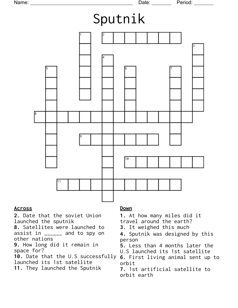 Sputnik Crossword