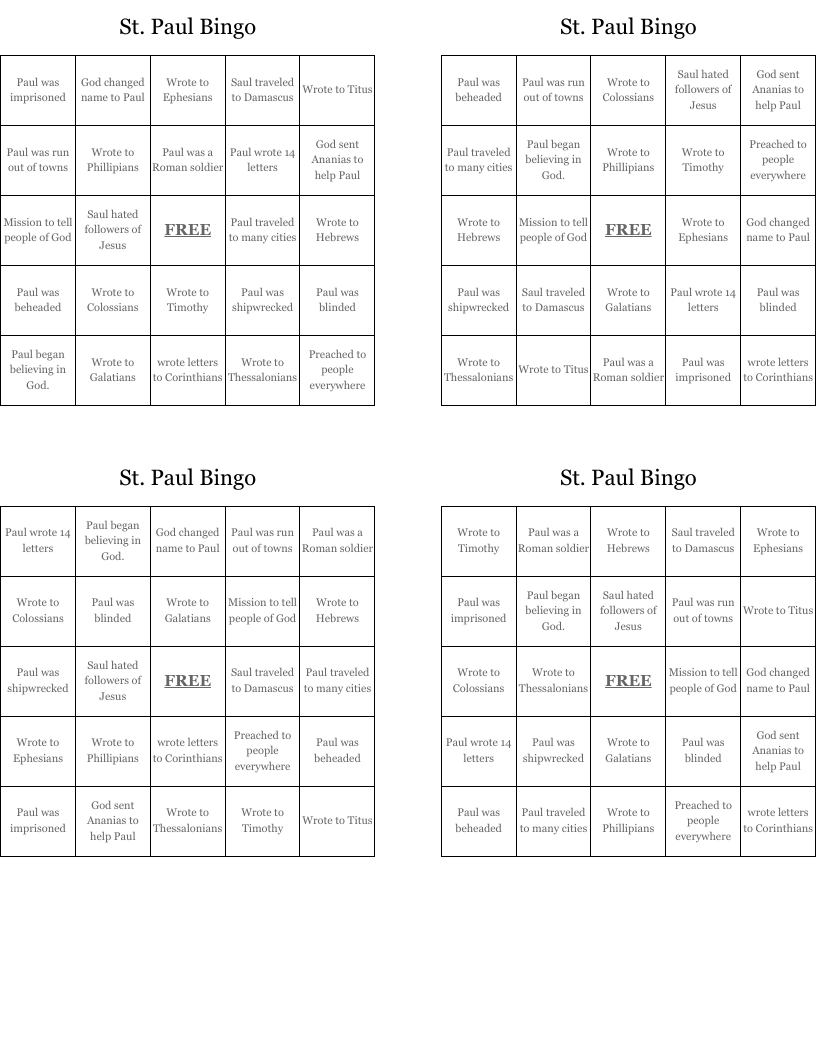 St. Paul Bingo