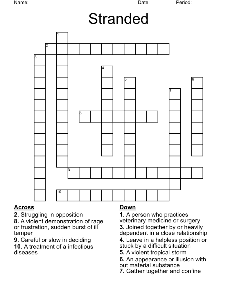 Stranded Crossword