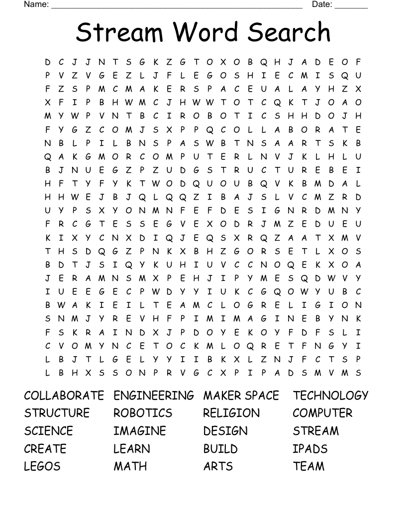 Stream Word Search