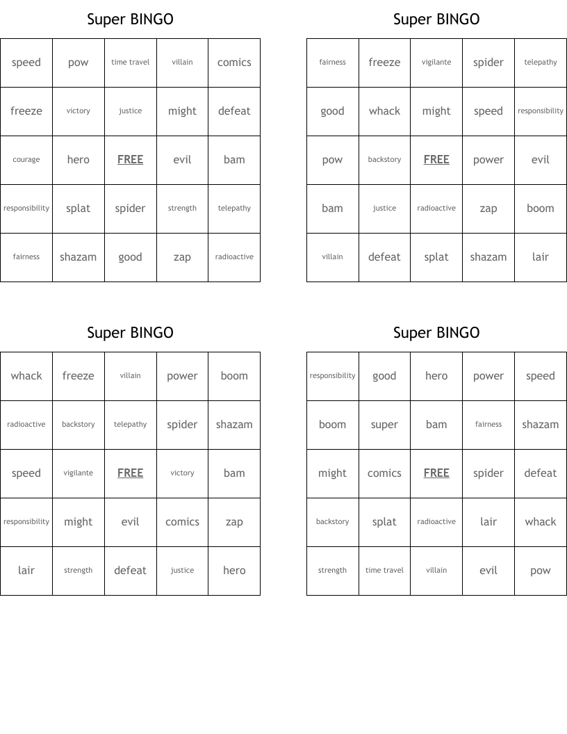 Super BINGO