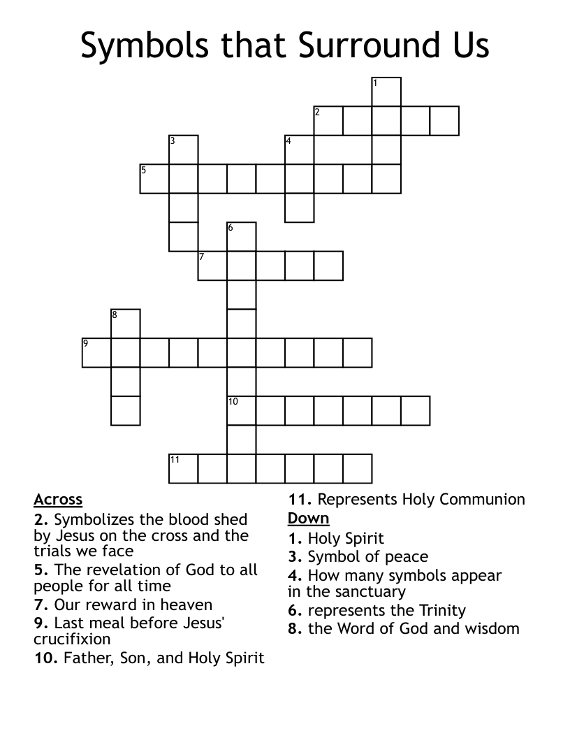 Symbols that Surround Us Crossword