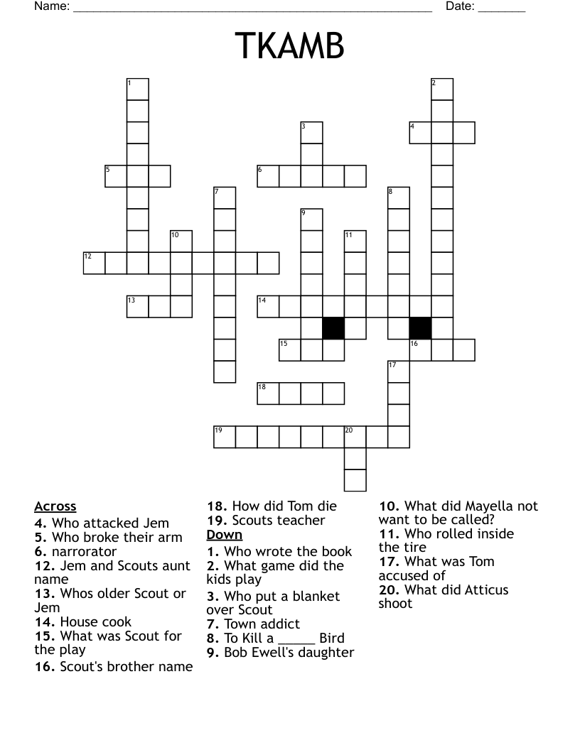 TKAMB Crossword