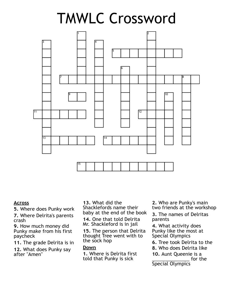 TMWLC Crossword