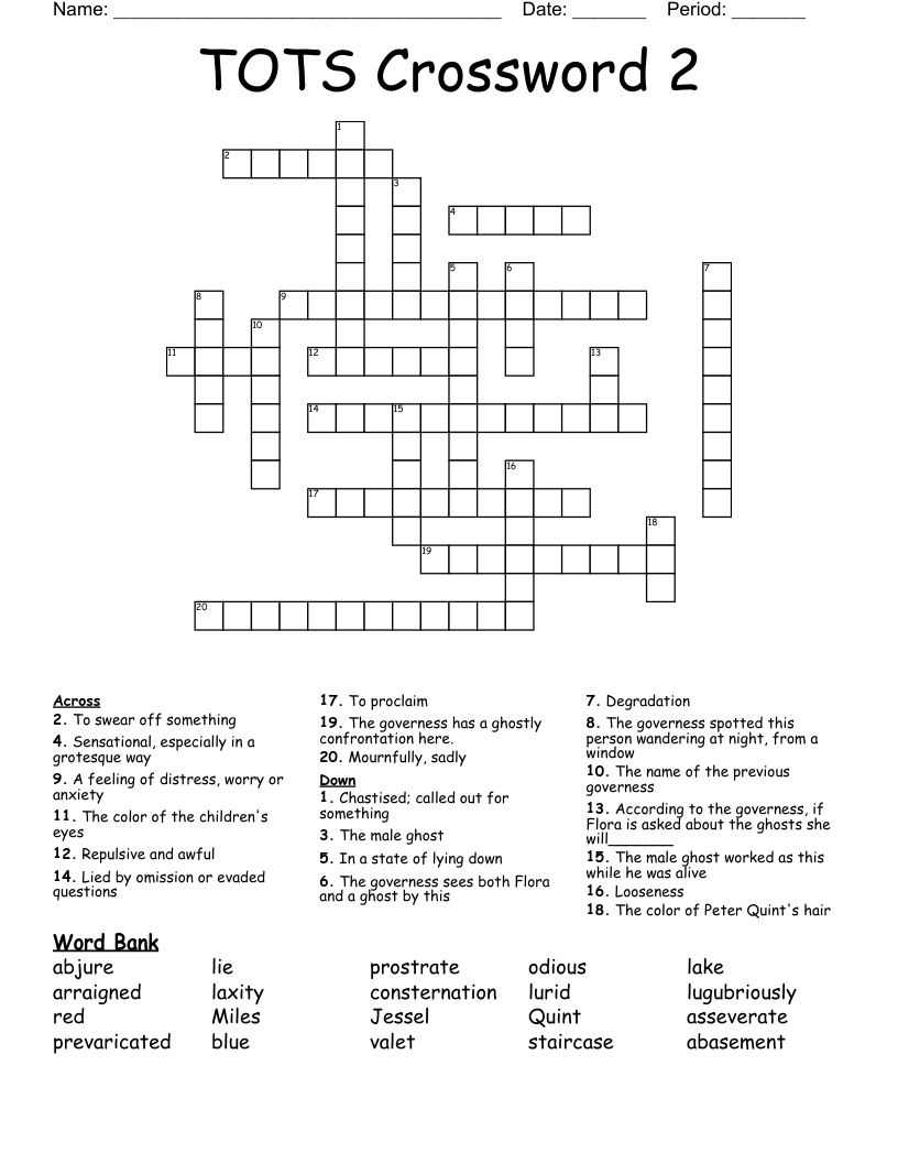 TOTS Crossword 2