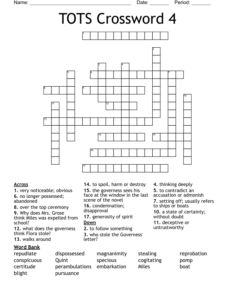 TOTS Crossword 4