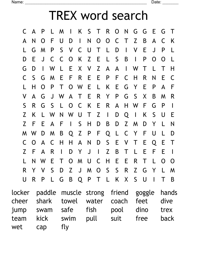 TREX word search