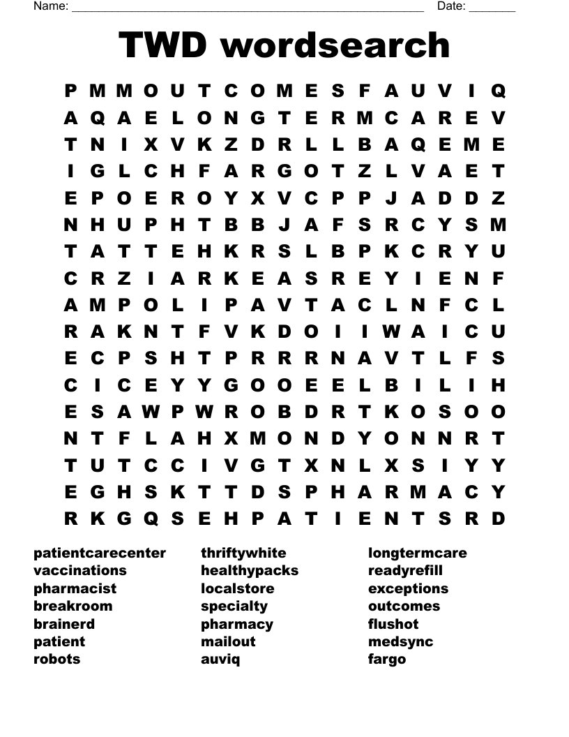 TWD wordsearch
