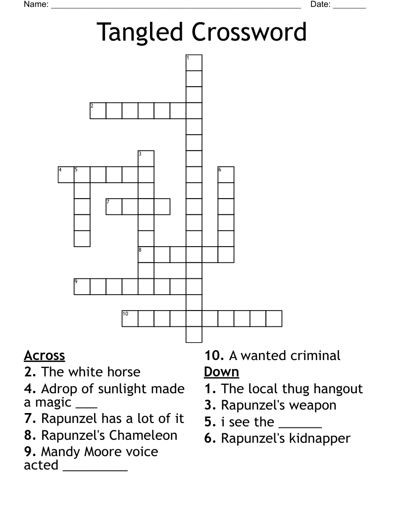 Tangled Crossword