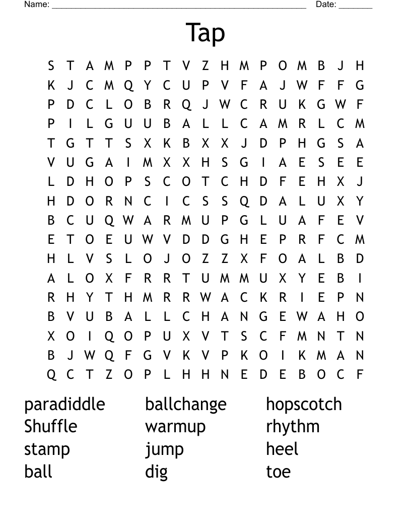 Tap Word Search