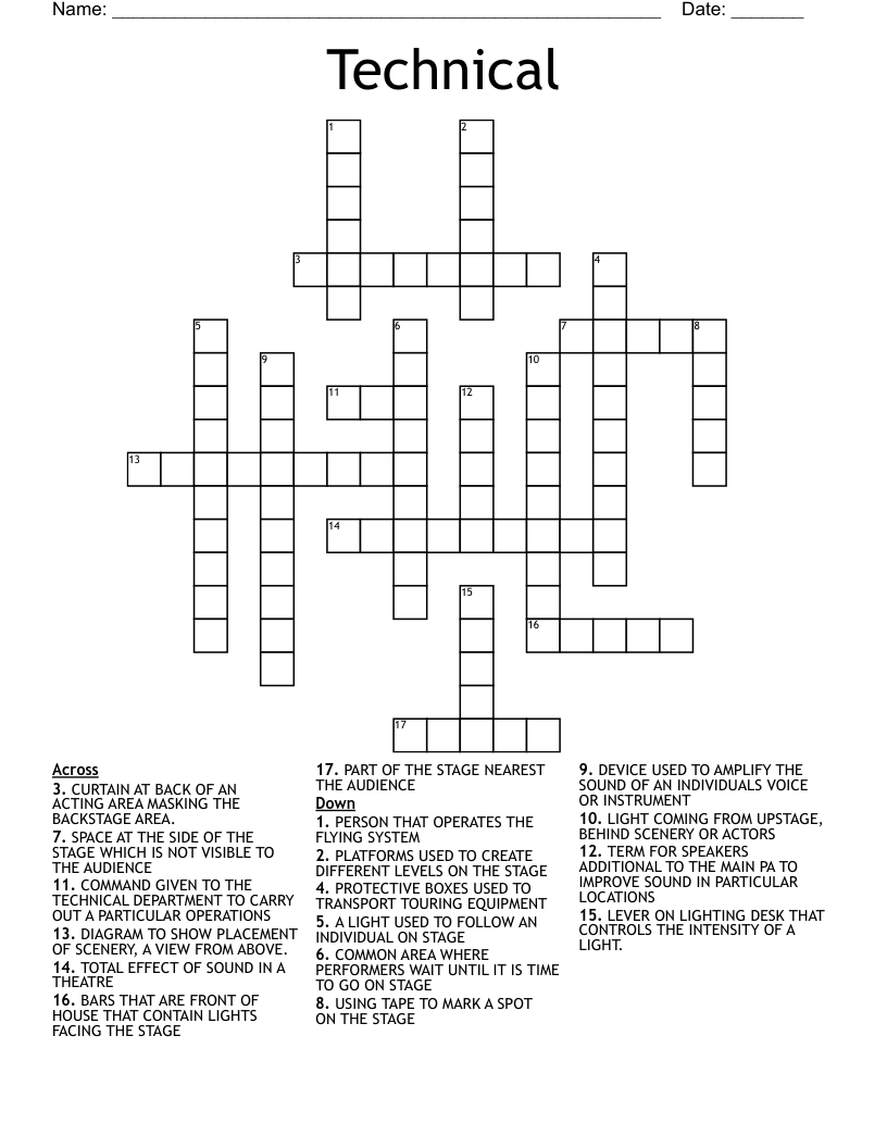 Technical  Crossword
