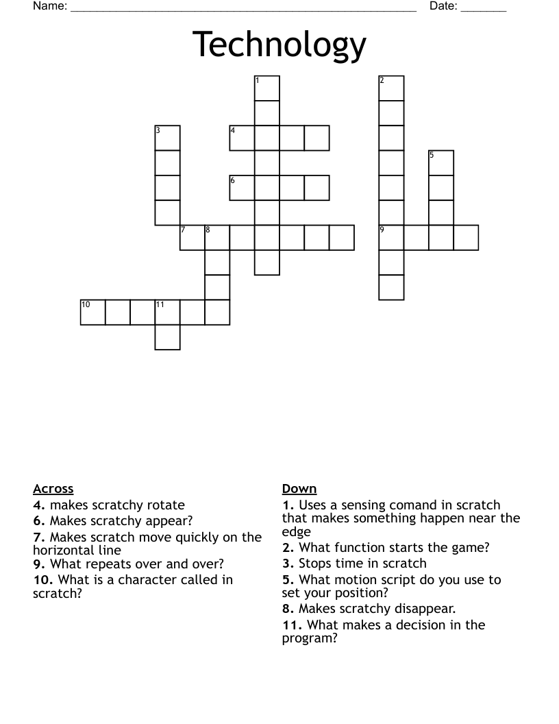 Technology Crossword