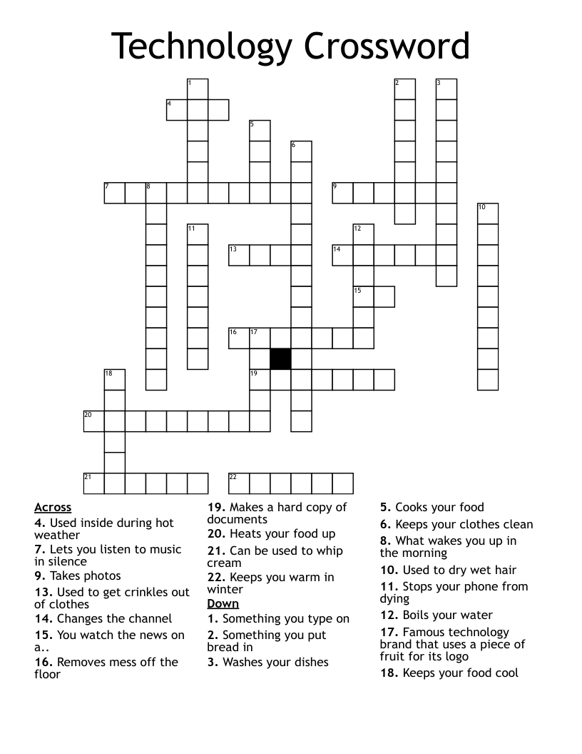Technology Crossword