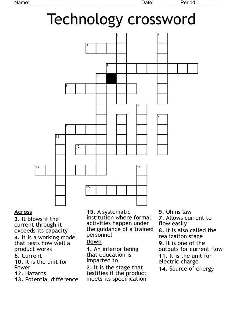 Technology crossword