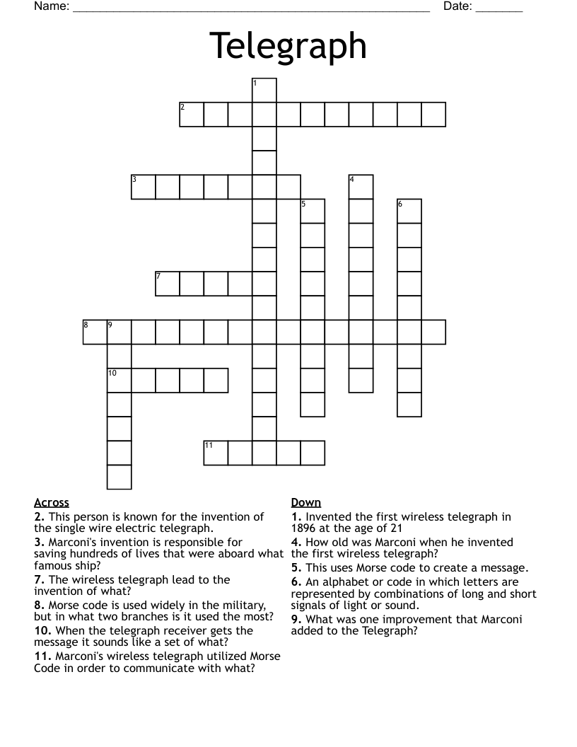 Telegraph Crossword