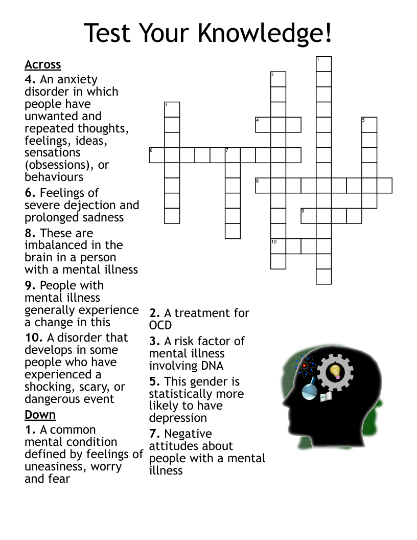 Test Your Knowledge! Crossword