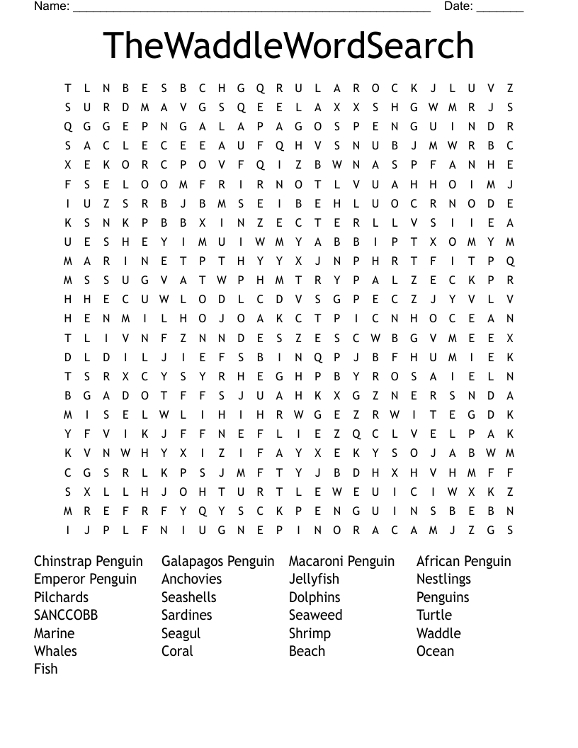 TheWaddleWordSearch